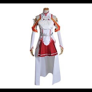 Asuna cosplay outfit includes the wig